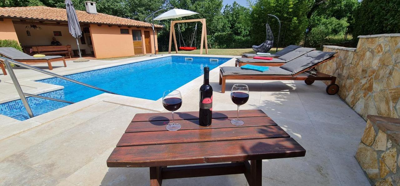 Sunny Garden Villa With Pool Loborika Esterno foto