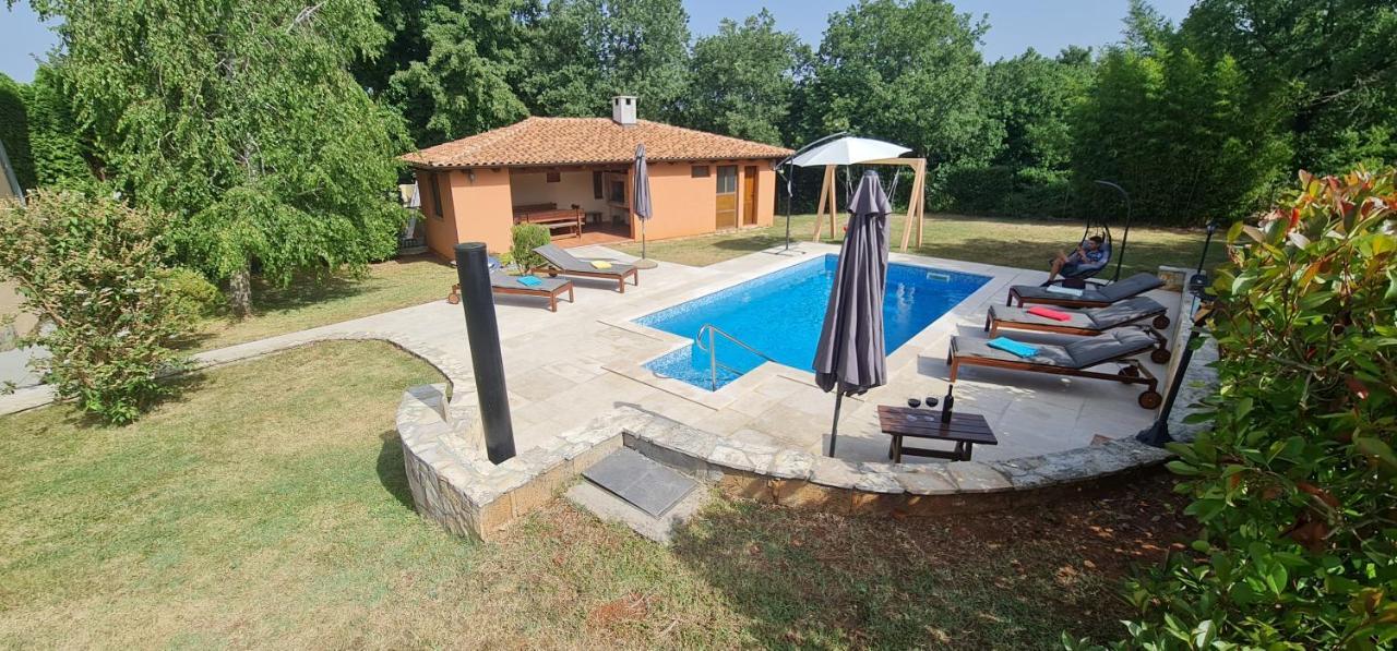 Sunny Garden Villa With Pool Loborika Esterno foto