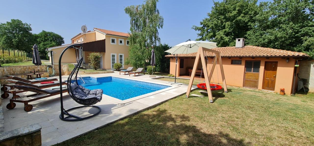 Sunny Garden Villa With Pool Loborika Esterno foto