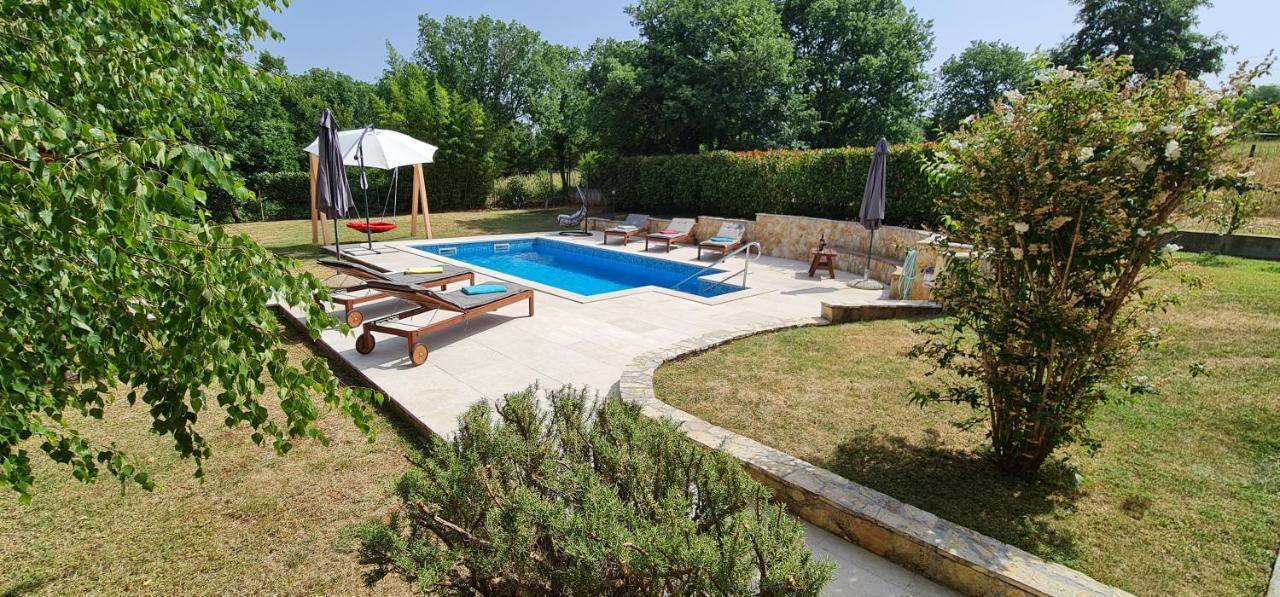 Sunny Garden Villa With Pool Loborika Esterno foto