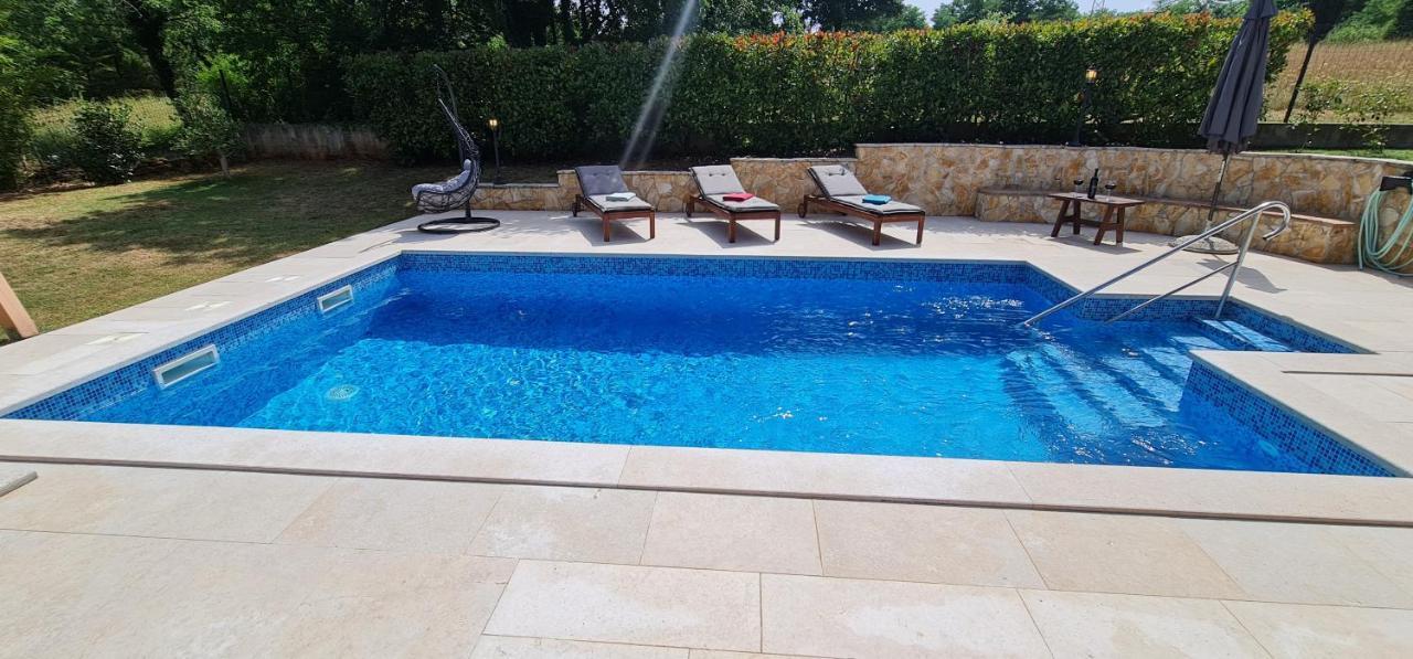 Sunny Garden Villa With Pool Loborika Esterno foto